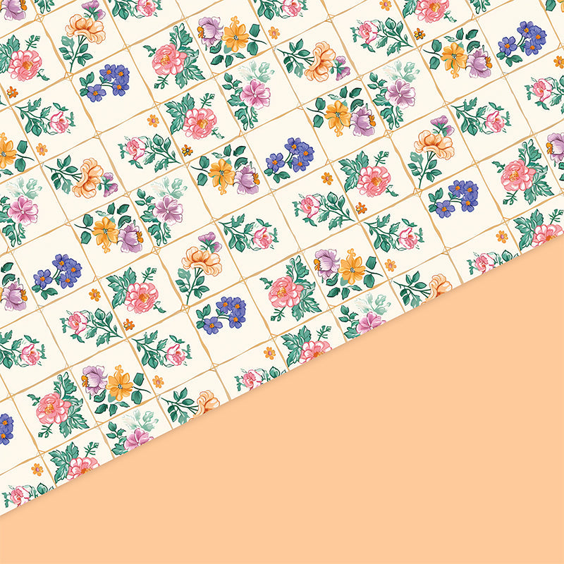 VINTAGE TILE GIFT WRAP SHEET
