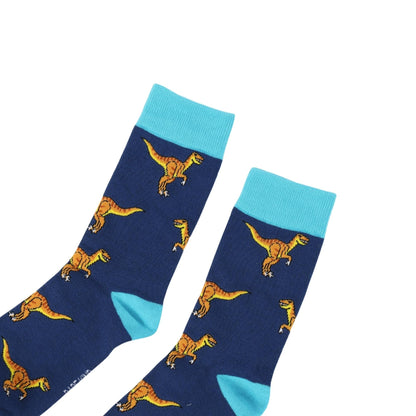 Chaussettes en bambou « Sauvez les Vélociraptors »