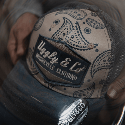 Bandana Diamond Trucker Hat