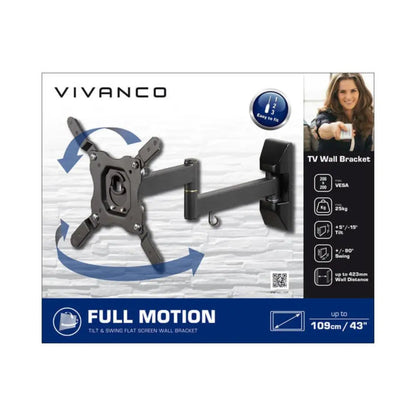 Vivanco BFMO 6020 TV Wall Bracket, Full Motion, VESA 200, max 25kg.
