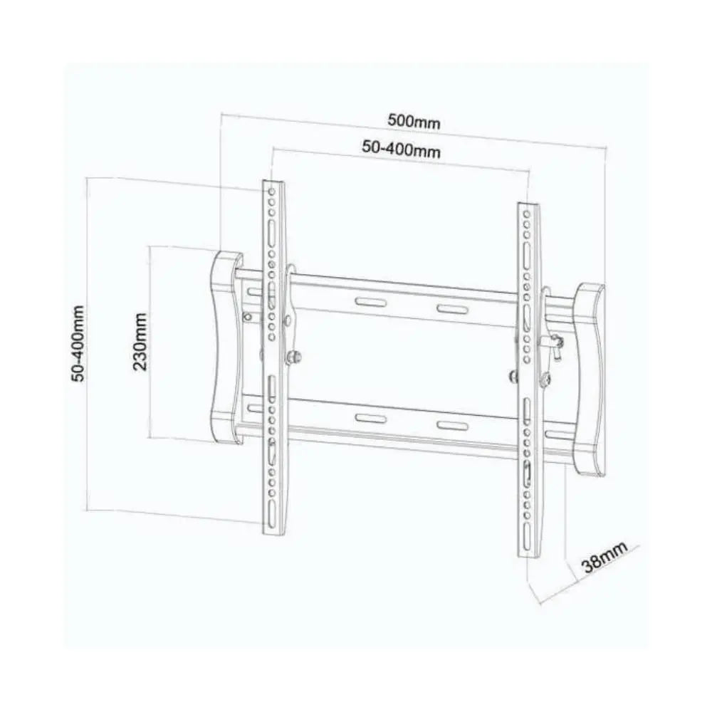 Vivanco BTI 6040 TV Wall Bracket, tiltable, VESA 400, max 35kg.