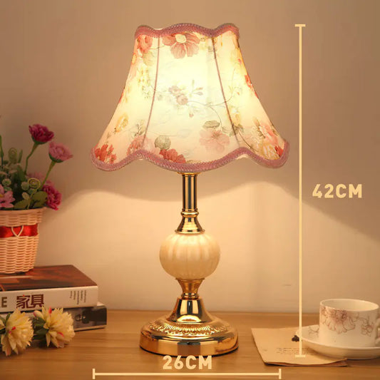 European Minimalist Glass Table Lamp - Vintage Style