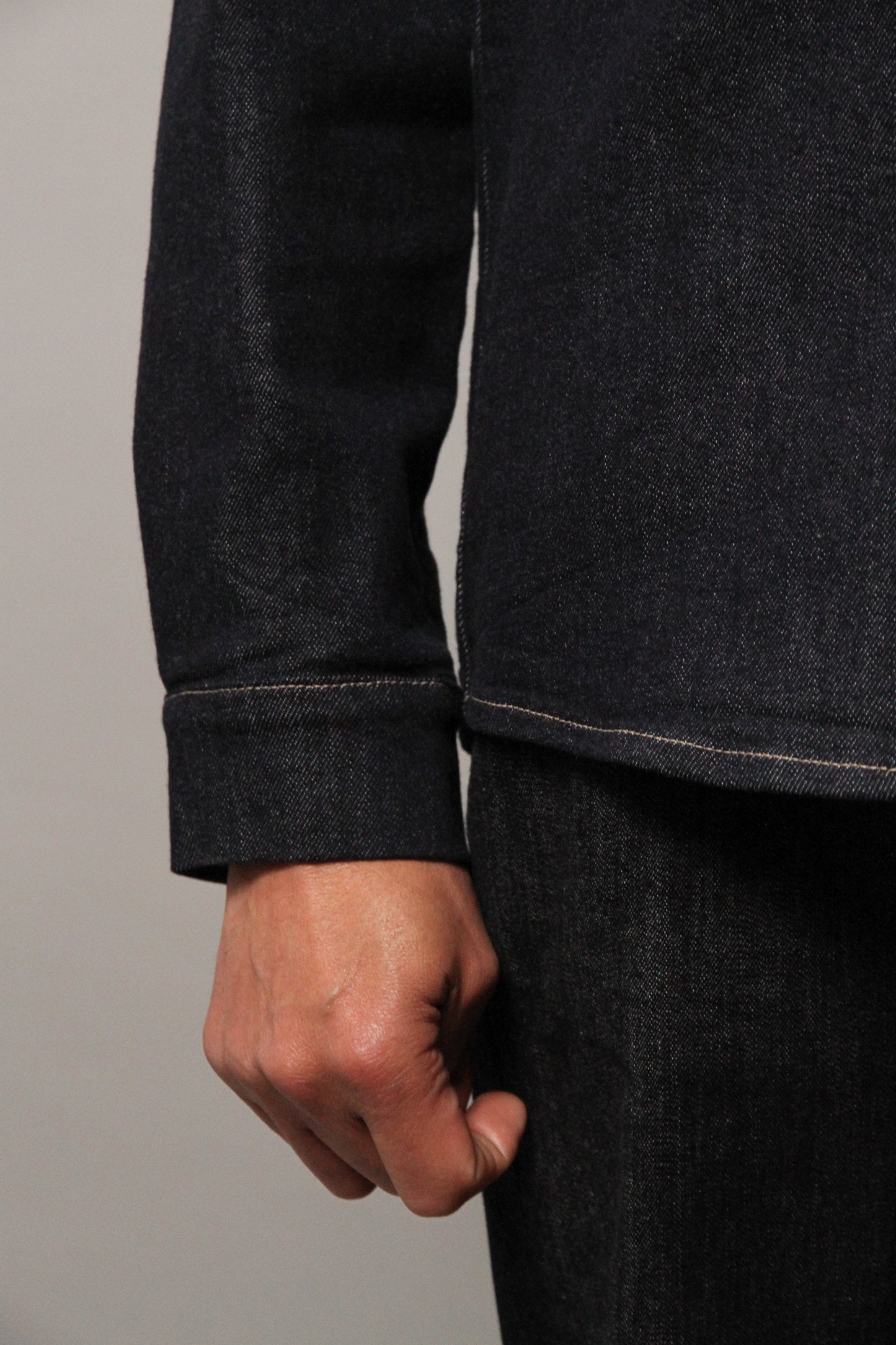 Bart Denim Button Overshirt - EverBlue