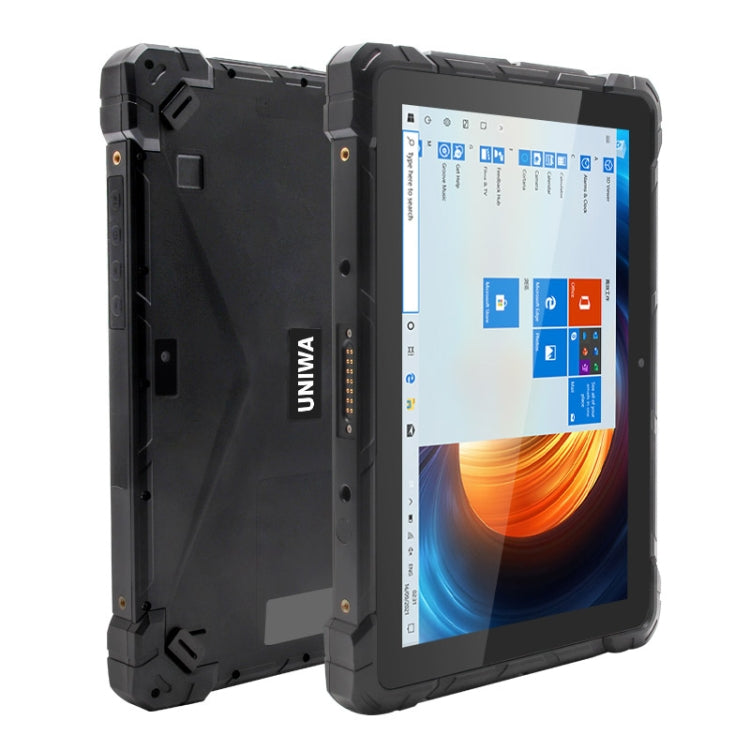 UNIWA WinPad W108 Rugged Tablet PC, 10.1 inch, 8GB+128GB, IP67 Waterproof Shockproof Dustproof, Windows 11, Intel Celeron J4105 Quad Core, Support WiFi / Bluetooth / RJ-45, US Plug