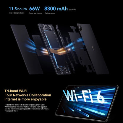 HUAWEI MatePad Pro 11 inch 2022 WiFi GOT-W29 8GB+128GB, HarmonyOS 3 Qualcomm Snapdragon 870 Octa Core up to 3.2GHz, Support Dual WiFi / BT / GPS, Not Support Google Play(White)