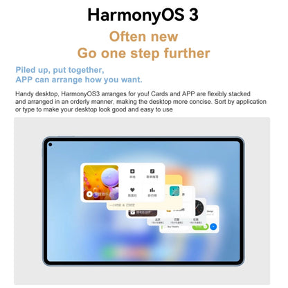 HUAWEI MatePad Pro 11 inch 2022 WiFi GOT-W09 8GB+256GB, HarmonyOS 3 Qualcomm Snapdragon 888 Octa Core, Support Dual WiFi / BT / GPS, Not Support Google Play(White)