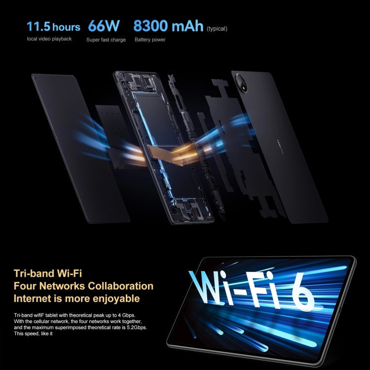 HUAWEI MatePad Pro 11 pouces 2022 4G GOT-AL19 12GB+512GB, avec clavier intelligent + stylet, HarmonyOS 3 Qualcomm Snapdragon 888 Octa Core, prend en charge le double WiFi / BT / GPS, ne prend pas en charge Google Play (blanc nuage)