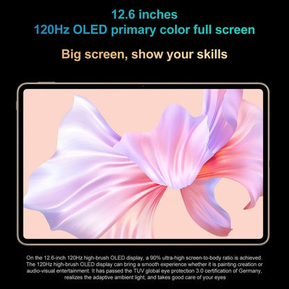 HUAWEI MatePad Pro 12.6 inch 2022 WiFi WGRR-W09 8GB+256GB, HarmonyOS 3 Hisilicon Kirin 9000E Octa Core, Support Dual WiFi / BT / GPS, Not Support Google Play(Blue)