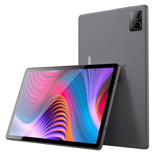 Tablette PC BDF P60 4G LTE, 10,36 pouces, 8 Go + 128 Go, Android 11.0 MTK6762 Octa Core, prend en charge Dual SIM et Bluetooth et WiFi, prise UE (gris)