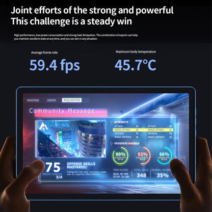 BDF P60 4G LTE Tablet PC, 10.36 inch, 8GB+128GB, Android 11.0 MTK6762 Octa Core, Support Dual SIM & Bluetooth & WiFi, EU Plug(Grey)