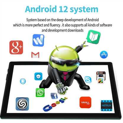 Tablette PC BDF P70 4G LTE, 10,1 pouces, 8 Go+128 Go, Android 12.0 MTK6762 Octa Core, prend en charge la double carte SIM et Bluetooth et le WiFi, prise UE (Or)