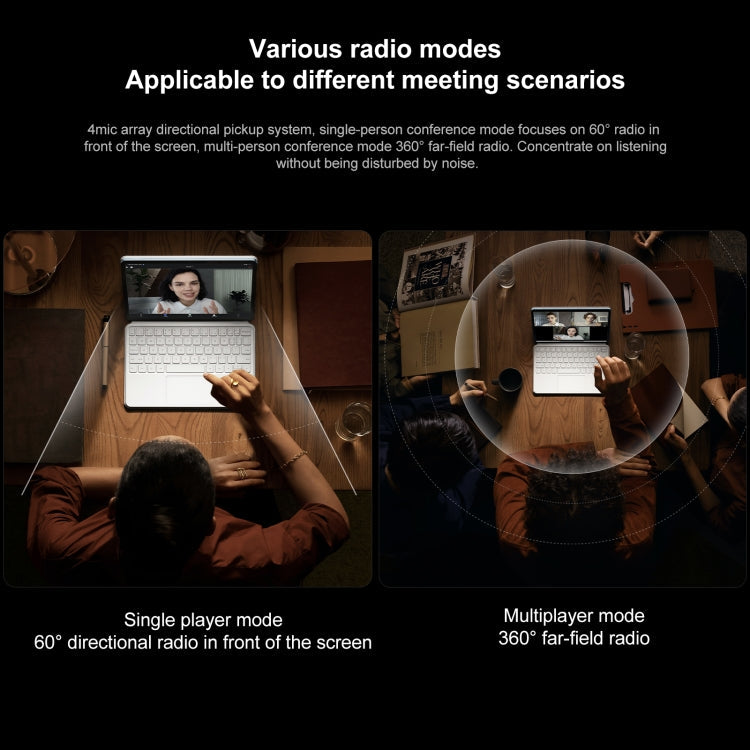 Xiaomi Pad 6 Pro, 11.0 inch, 8GB+128GB, MIUI 14 Qualcomm Snapdragon 8+ 4nm Octa Core up to 3.2GHz, 20MP HD Front Camera, 8600mAh Battery (Black)