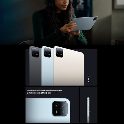 Xiaomi Pad 6 Pro, 11.0 inch, 8GB+128GB, MIUI 14 Qualcomm Snapdragon 8+ 4nm Octa Core up to 3.2GHz, 20MP HD Front Camera, 8600mAh Battery (Black)