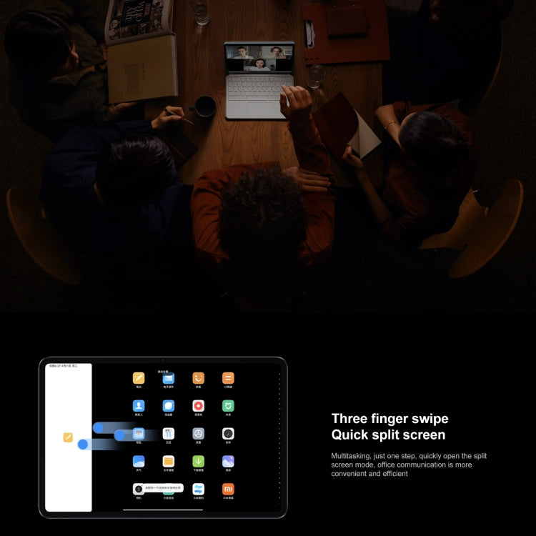 Xiaomi Pad 6 Pro, 11.0 inch, 12GB+512GB, MIUI 14 Qualcomm Snapdragon 8+ 4nm Octa Core up to 3.2GHz, 20MP HD Front Camera, 8600mAh Battery (Gold)