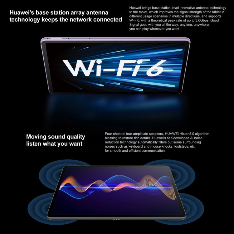 HUAWEI MatePad Air 11.5 inch WIFI DBY2-W00 8GB+128GB, HarmonyOS 3.1 Qualcomm Snapdragon 888 Octa Core, Support Dual WiFi / BT / GPS, Not Support Google Play(Blue)