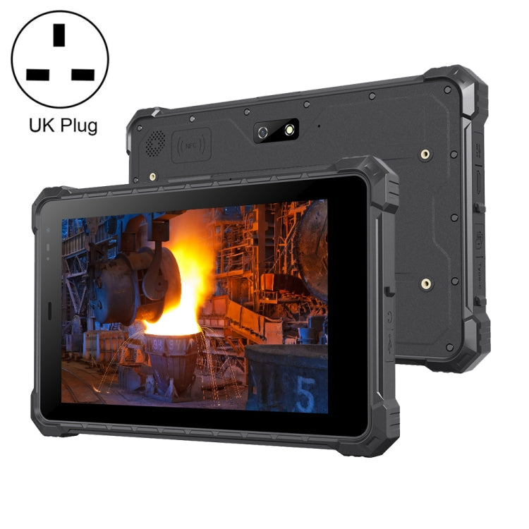 Tablette robuste 4G CENAVA A80ST, 8 pouces, 4 Go+64 Go, étanche IP68, antichoc, antipoussière, Android 10.0 MT6771 Octa Core, prend en charge GPS/WiFi/BT/NFC, prise UK
