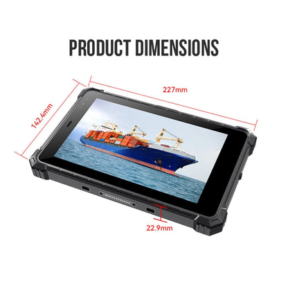 CENAVA A80ST 4G Rugged Tablet, 8 inch, 8GB+128GB, IP68 Waterproof Shockproof Dustproof, Android 10.0 MT6771 Octa Core, Support GPS/WiFi/BT/NFC, US Plug
