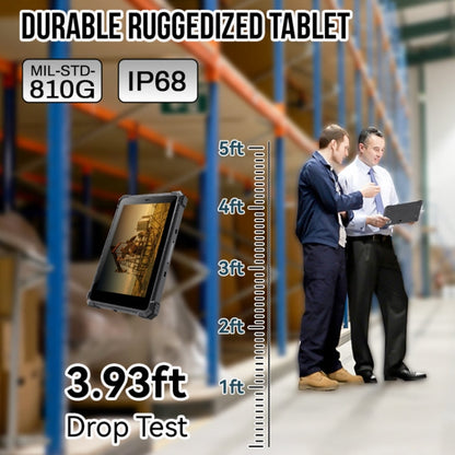 Tablette robuste CENAVA A10ST 4G, 10,1 pouces, 8 Go+128 Go, étanche IP68, antichoc et anti-poussière, Android 10.0 MT6771 Octa Core, prise en charge GPS/WiFi/BT/NFC, prise US