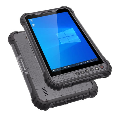 UNIWA WinPad W801 4G Rugged Tablet PC, 8.0 inch, 8GB+256GB, IP65 Waterproof Shockproof Dustproof, Windows 10, Intel Core i5-8200Y Dual Core, Support WiFi / BT / RJ-45, EU Plug(Dark Gray)