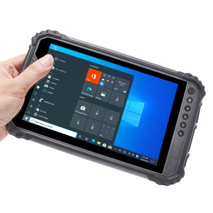 UNIWA WinPad W801 4G Rugged Tablet PC, 8.0 inch, 8GB+256GB, IP65 Waterproof Shockproof Dustproof, Windows 10, Intel Core i5-8200Y Dual Core, Support WiFi / BT / RJ-45, EU Plug(Dark Gray)