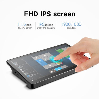 PiPo X15 Mini All-in-One PC & Tablet, 11.6 inch, 8GB+512GB, Windows 10 Home Intel Core i3-5005U 2.0GHz, Support WiFi & Bluetooth & TF Card & HDMI (Black)