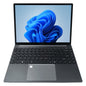 HONGSAMDE HSD1409 Ordinateur Portable, 14,1 pouces, 16 Go + 256 Go, Windows 10 Intel Celeron N5105 Quad Core jusqu'à 2,9 GHz, prise en charge de la carte TF et WiFi et BT et HDMI, prise US (gris foncé)