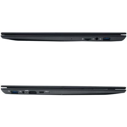 Ordinateur portable HONGSAMDE HSD1409, 14,1 pouces, 16 Go + 512 Go, Windows 10 Intel Celeron N5105 Quad Core jusqu'à 2,9 GHz, prise en charge des cartes TF, Wi-Fi, BT et HDMI, prise US (gris foncé)