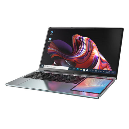 UNIWA ULAP Q15ZR Laptop, 16GB+512GB, 15.6 inch and 7 inch Dual Display Windows 11 Intel Alder Lake N100 Octa Core, UK Plug