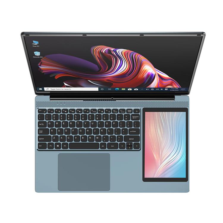 UNIWA ULAP Q15ZR Laptop, 16GB+512GB, 15.6 inch and 7 inch Dual Display Windows 11 Intel Alder Lake N100 Octa Core, US Plug