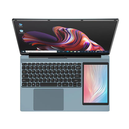 UNIWA ULAP Q15ZR Laptop, 16GB+512GB, 15.6 inch and 7 inch Dual Display Windows 11 Intel Alder Lake N100 Octa Core, UK Plug