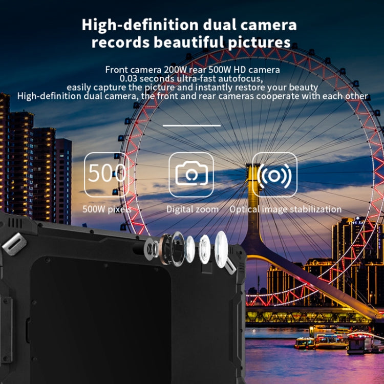 PiPo X4 Rugged Tablet, 10.1 inch, 8GB+128GB, IP67 Waterproof Shockproof Dustproof, Windows10 Intel Pentium J4205 Quad Core, Support GPS/WiFi/BT/NFC