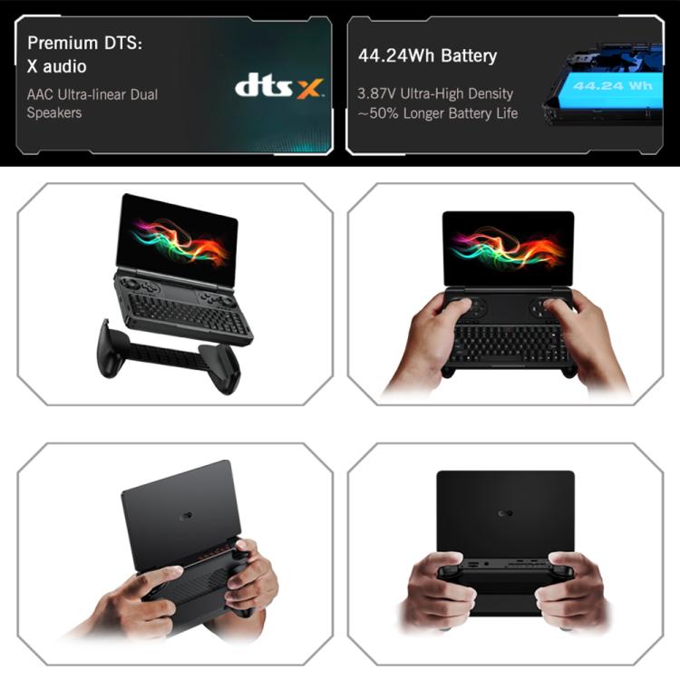 GPD WIN Mini 2025 Handheld Gaming PC, 32GB+2TB, 7 inch Windows 11 Home AMD Ryzen AI 9 HX 370, UK Plug
