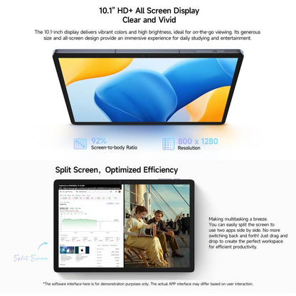 [HK Warehouse] Ulefone Tab A10 Pro Tablet PC, 6GB+128GB, 11 inch Android 14 MediaTek MT8786 Octa Core 4G Network, EU Plug (Space Grey)