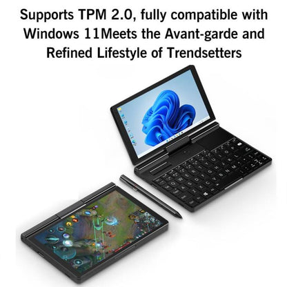Mini PC portable GPD Pocket 3, 16 Go + 512 Go, écran 8 pouces Windows 11 Famille Intel Pentium Gold 7505, prise britannique