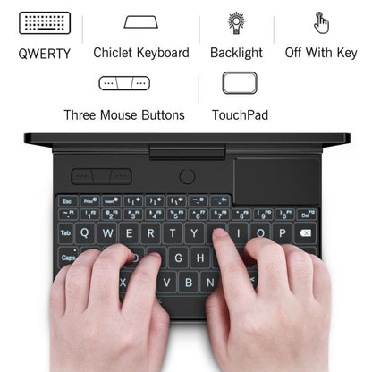 Mini PC portable GPD Pocket 3, 16 Go + 512 Go, écran 8 pouces Windows 11 Famille Intel Pentium Gold 7505, prise britannique