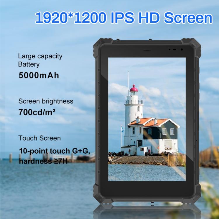 CENAVA W10Y Tablette durcie IP68, 8 Go+128 Go, 10,1 pouces Windows 11 Intel Core i5-10210Y Quad Core, Prise UE