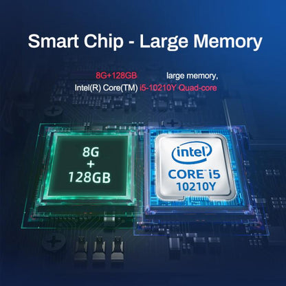 CENAVA W10Y Tablette durcie IP68, 8 Go+128 Go, 10,1 pouces Windows 11 Intel Core i5-10210Y Quad Core, Prise UE