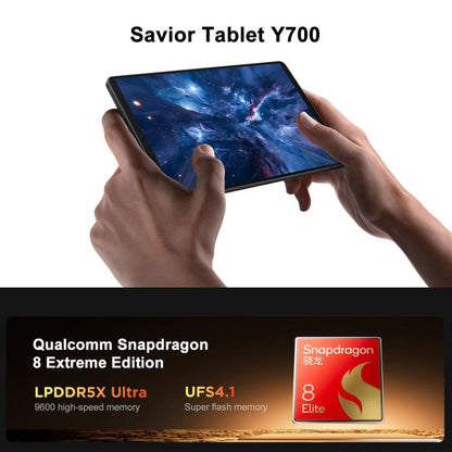 Lenovo LEGION Y700 Gen4 8.8 inch AI Gaming WIFI Tablet, 16GB+512GB, Android 15, Qualcomm Snapdragon 8 Elite Octa Core, US Plug (White)