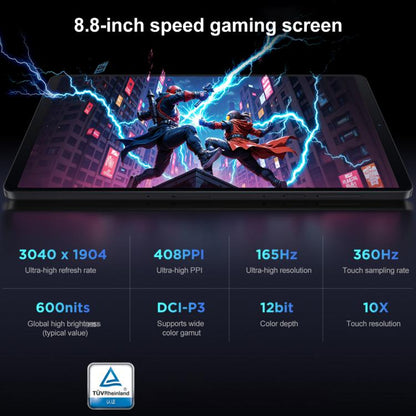 Lenovo LEGION Y700 Gen4 8.8 inch AI Gaming WIFI Tablet, 16GB+512GB, Android 15, Qualcomm Snapdragon 8 Elite Octa Core, US Plug (White)