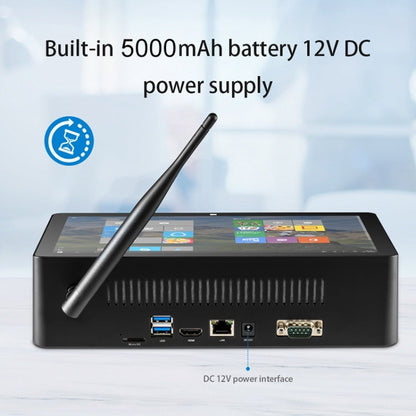 PiPo H10PRO All-in-One Mini PC, 10.1 inch, 8GB+256GB, Windows 11 Intel Alder Lake N95 Quad Core, US Plug (Black)
