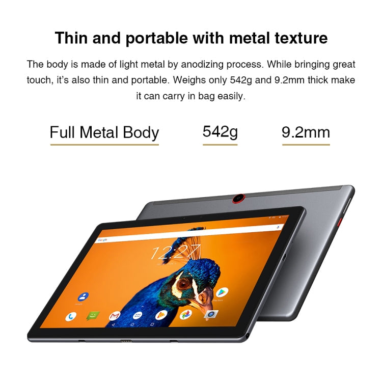 CHUWI Surpad 4G LTE Tablet PC, 10.1 inch, 4GB+128GB, Android 10.0, Helio MT6771V Octa Core up to 2.0GHz, Support Dual SIM & OTG & Bluetooth & Dual Band WiFi, EU Plug (Black+Grey)