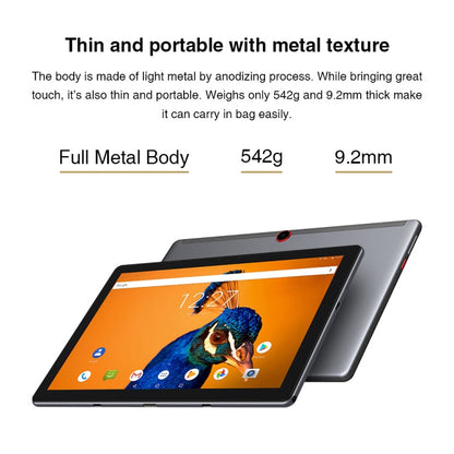 CHUWI Surpad 4G LTE Tablet PC, 10.1 inch, 4GB+128GB, Android 10.0, Helio MT6771V Octa Core up to 2.0GHz, Support Dual SIM & OTG & Bluetooth & Dual Band WiFi, EU Plug (Black+Grey)