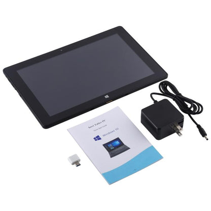 Hongsamde Tablet PC, 12GB+128GB, 10.1 inch Windows 11 Intel Celeron N4120, without Keyboard Leather Case (EU Plug)