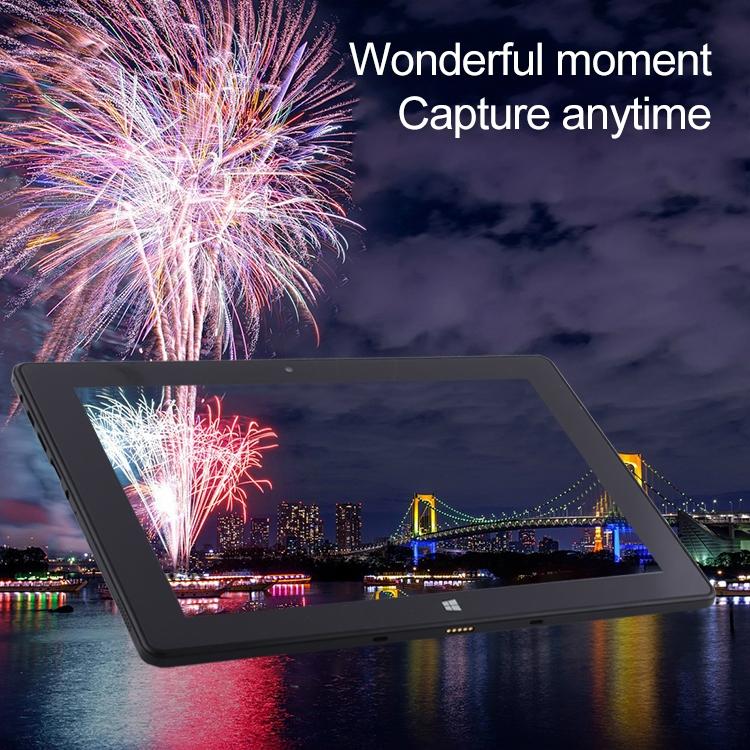 Hongsamde Tablet PC, 12GB+128GB, 10.1 inch Windows 11 Intel Celeron N4120, without Keyboard Leather Case (US Plug)