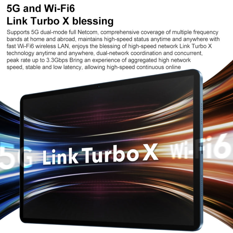 Honor Tablet V7 Pro WiFi BRT-W09, 11 inch, 8GB+128GB, MagicUI 5.0(Android R) MediaTek 1300T Octa Core, Support Dual WiFi / Bluetooth / GPS, Not Support Google Play(Silver)