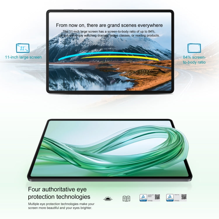 Honor Pad X9 WiFi Tablet PC, 11 inch 8GB+128GB MagicOS 8.0 Qualcomm Snapdragon 680 Octa Core (Cyan)