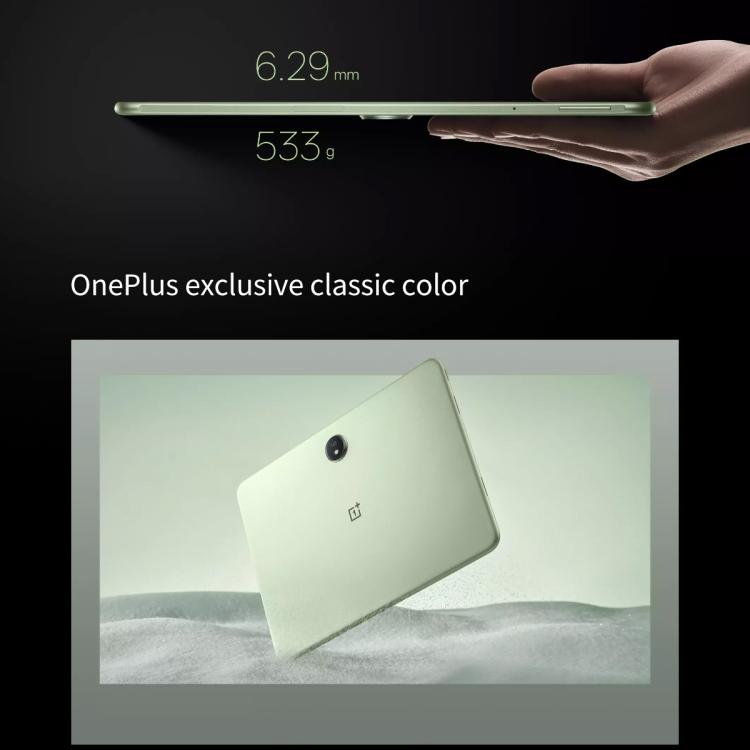 OnePlus Pad 11.61 inch Tablet PC, 8GB+128GB, ColorOS 15.0 Dimensity 8350 Octa Core (Green)