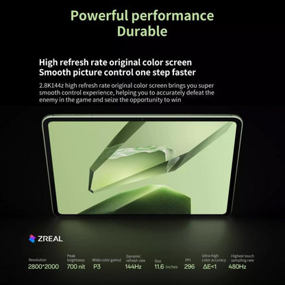 OnePlus Pad 11.61 inch Tablet PC, 8GB+256GB, ColorOS 15.0 Dimensity 8350 Octa Core (Green)