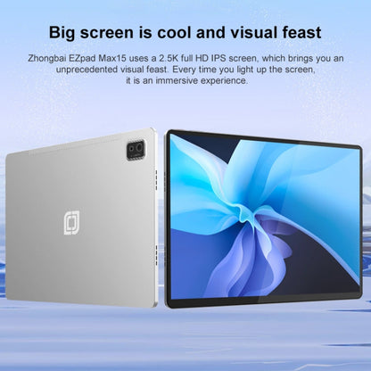Jumper EZpad Max15 Tablet PC, 8 Go + 256 Go, 15 pouces Android 14 OS MediaTek MT8781 Octa Core Réseau : 4G, prise US