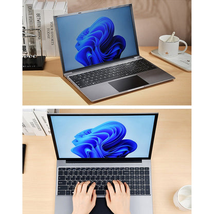 Jumper EZbook S7 Max Ordinateur portable 16 pouces, 16 Go+128 Go+512 Go, Windows 11 Intel Alder Lake N95 Quad Core, prise UE (gris)